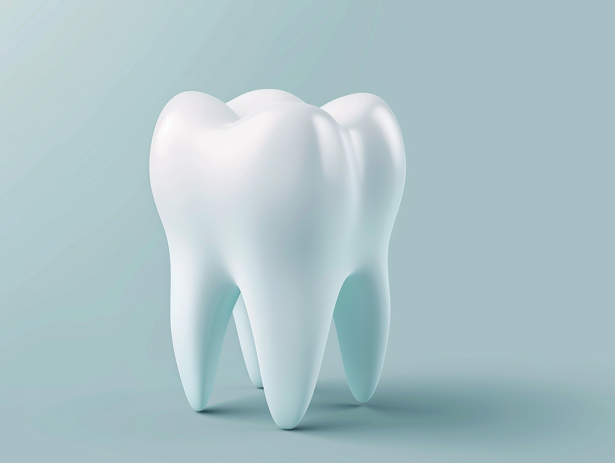 Cosmetic dentistry tooth illustration